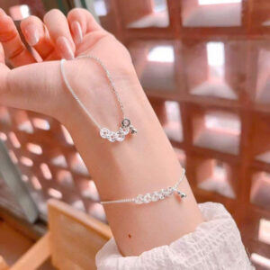 Vòng bạc 999 "Ngũ Phúc"